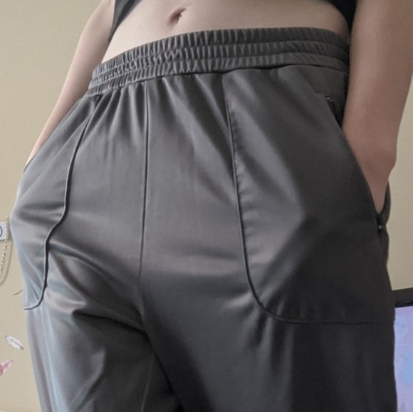 Kappa~ Grey Track Pants - Picture 2 of 4